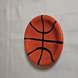 NWT Basketball glass soap holder.
